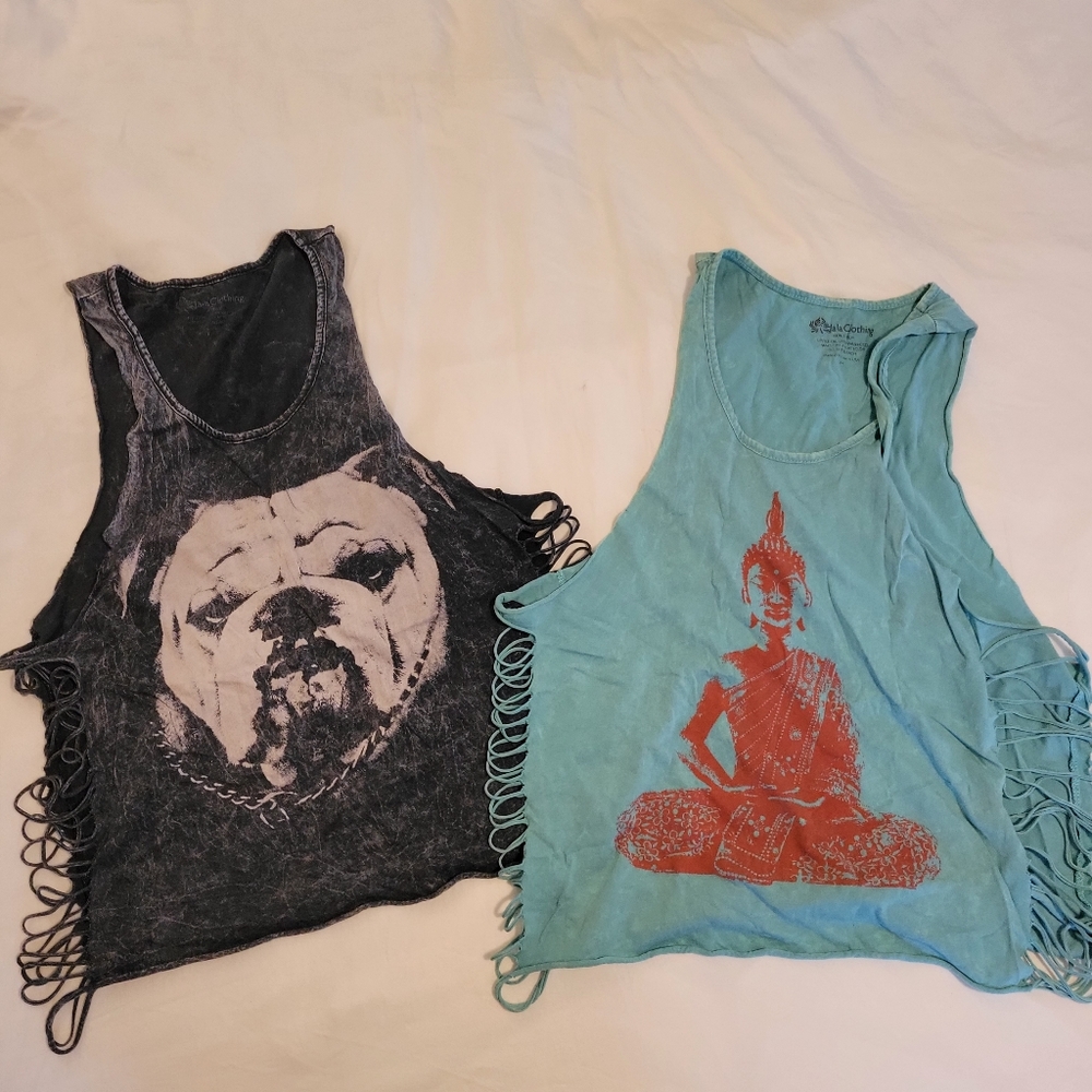 Two laser cut tanks